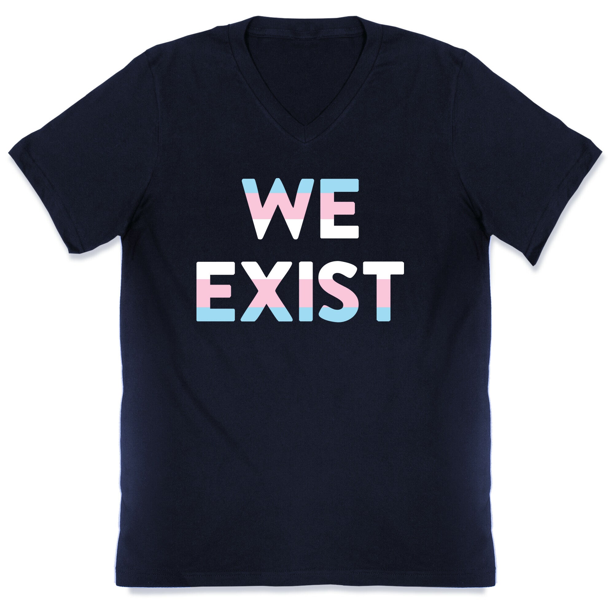 We Exist Transgender V-Neck